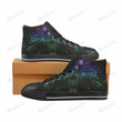 Psychedelic Mind Fireworks Trippy High Top Shoes