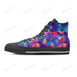 Rainbow Triangle Geometric High Top Shoes