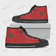 African Morocco Flag High Top Shoes