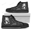 Her Jack Shoes His Sally Gift For Couple High Top Shoes