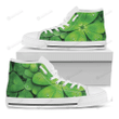 Shamrock Clover St. Patrick's Day Print White High Top Shoes For Men And Women