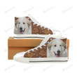 Great Pyrenees Dog White Women's Classic High Top Canvas Shoes