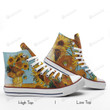 Sunflower High Top Shoes