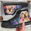 Labrador Dog Colorful High Top Shoes