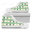 Shamrock With Boxer High Top Shoes