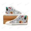 Makeup Artist White Classic High Top Canvas Shoes