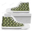 Camouflage Solider Military Pitbull Dog High Top Shoes