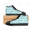 Blue Crafting High Top Shoes