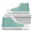 Adorable Beagle Puppy Pattern Print White High Top Shoes For Men And Women