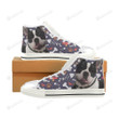 French Bulldog Dog White Women's Classic High Top Canvas Shoes