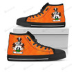 Bevers Dutch Family Crest Nederland High Top Shoes