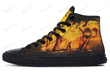 Fitness Beaty Yellow High Top Shoes