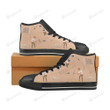 Archaeologist Pattern Black Classic High Top Canvas Shoes