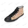 Archaeologist Pattern Black Classic High Top Canvas Shoes