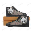 Panda Black Classic High Top Canvas Shoes