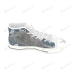 Manatee White Classic High Top Canvas Shoes