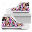 Colorful Feather High Top Shoes