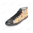 Boxer Water Colour Pattern Classic High Top Canvas Shoes