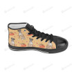 Boxer Water Colour Pattern Classic High Top Canvas Shoes