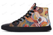 Modern Music Painting High Top Shoes
