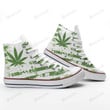 Rastaman Cannabis Leaf Flag High Top shoes