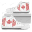 Canada Fingerprint Flag High Top Shoes