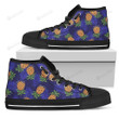 Blue Leaf Pineapple High Top Shoes