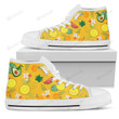 Fruit Yellow High Top Shoes