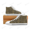 Snake High Top Canvas Shoes