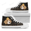 Keep Calm And Beagle On High Top Shoes
