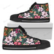 Tropical Flowers Pattern High Top Shoes
