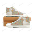 Duck White Classic High Top Canvas Shoes