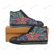 Psychedelic Green Mantra High Top Shoes