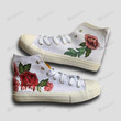 Flowers High Top Shoes