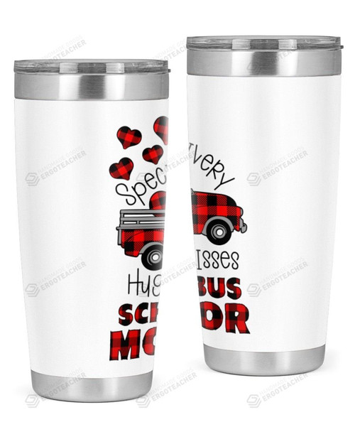 School Bus Monitor Stainless Steel Tumbler, Tumbler Cups For Coffee/Tea