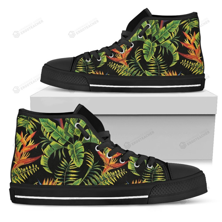 Tropical Summer Pattern High Top Shoes