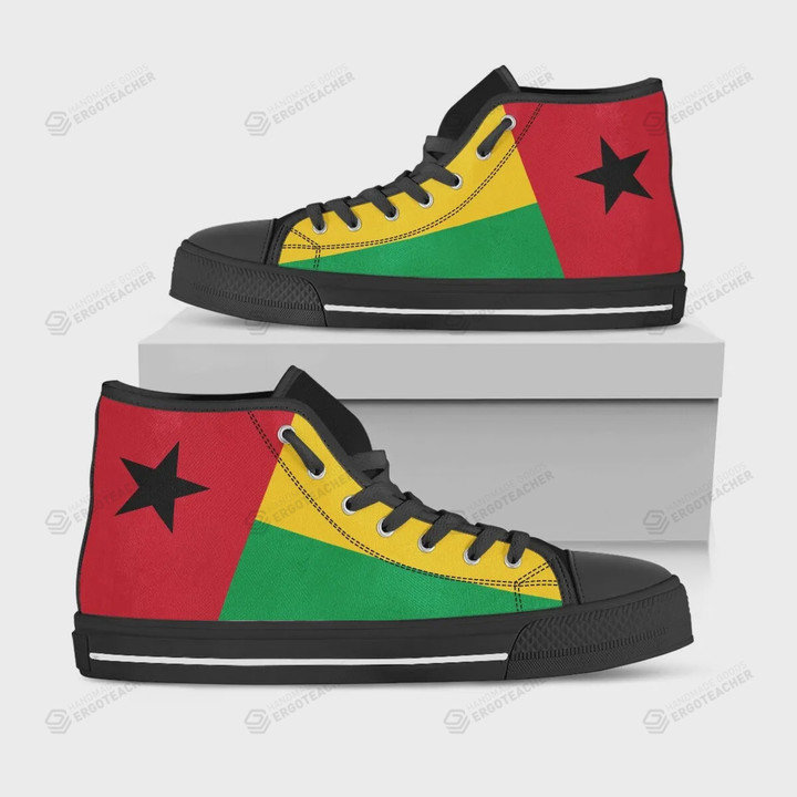 Guinea-Bissau Flag High Top Shoes