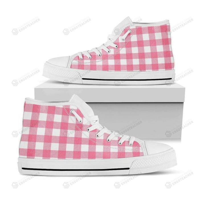 Gingham High Top Shoes