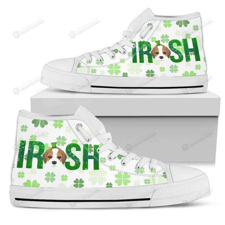 Irish Beagle High Top Shoes