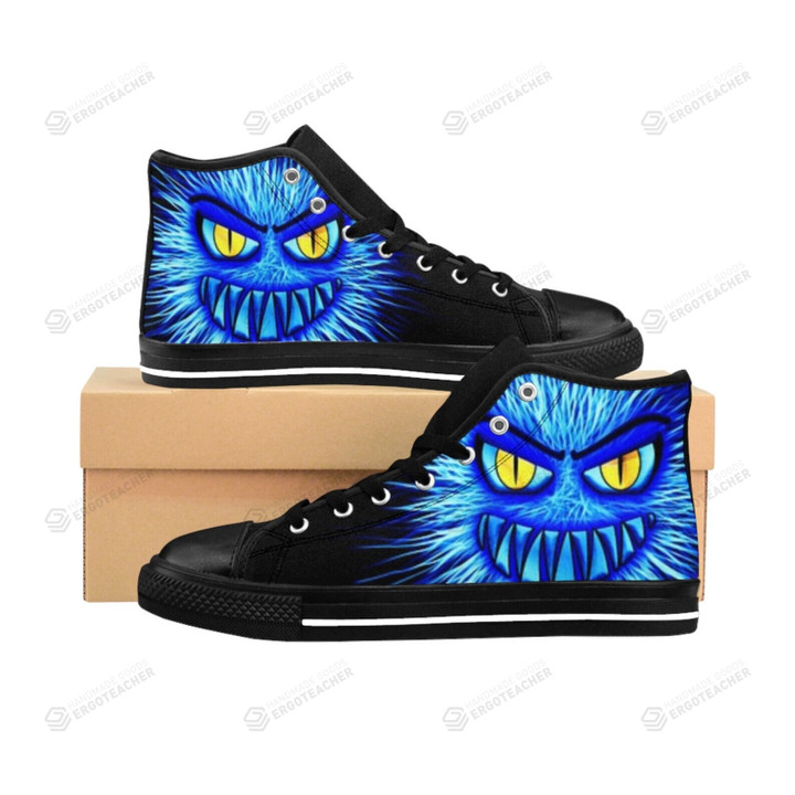 Blue Monster High Top Shoes