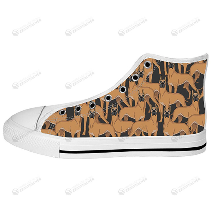 Great Dane Dogs High Top Canvas Shoes