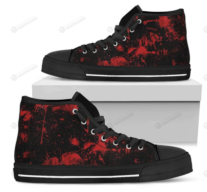 Blood High Top Shoes