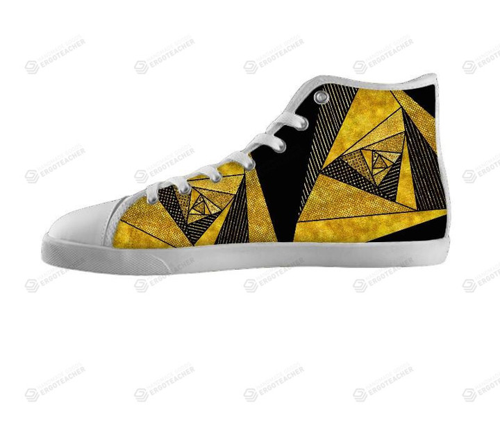 Sacred Geometry Golden Triangle High Top Shoes