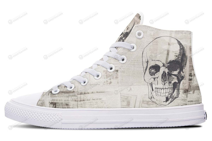 Off White Skull High Top Shoes
