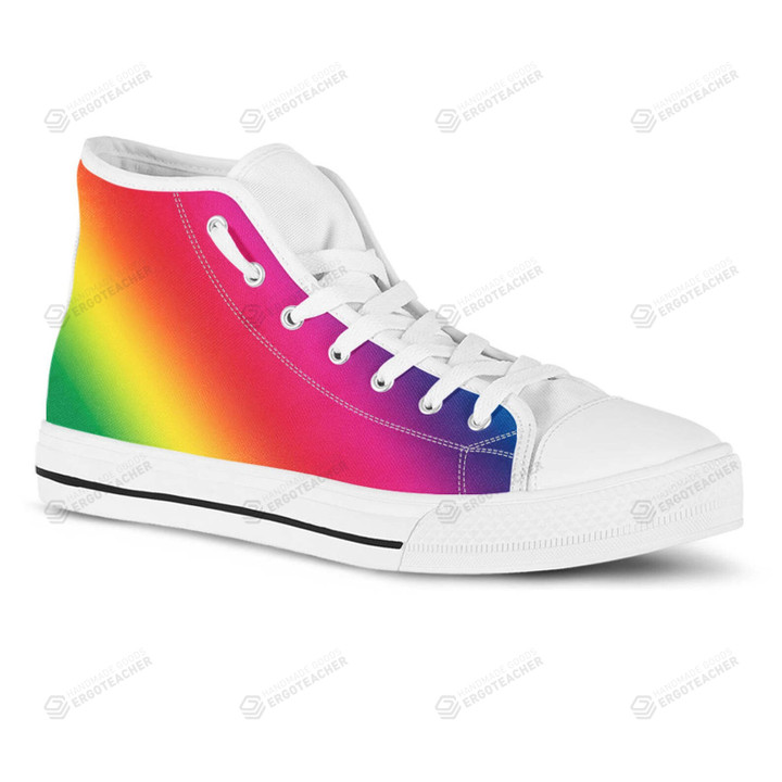 Rainbow Pride High Top Shoes
