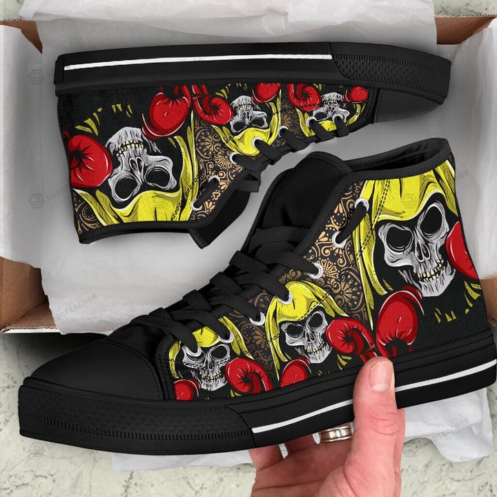 Skull High Top Shoes
