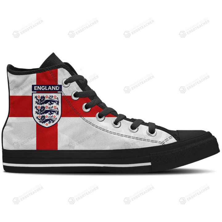 England Flag High Top Shoes