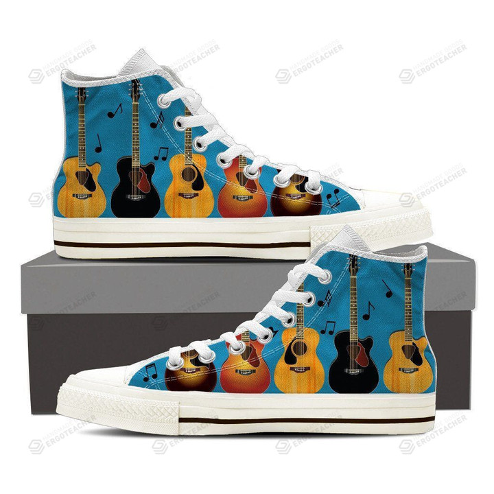 Acoustic Guitar High Top Shoes