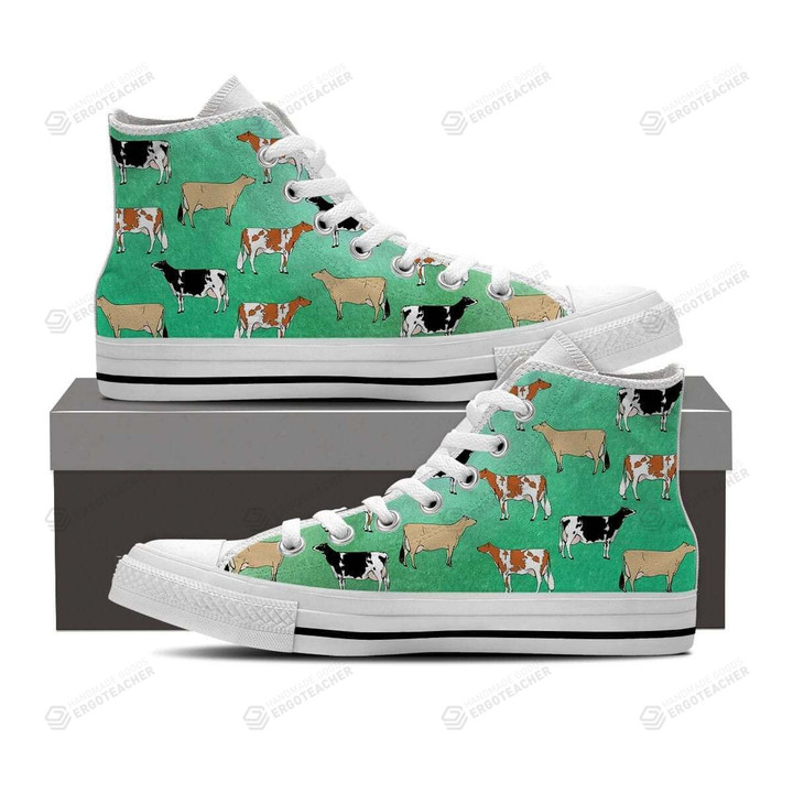 Cow Lovers High Top Shoes