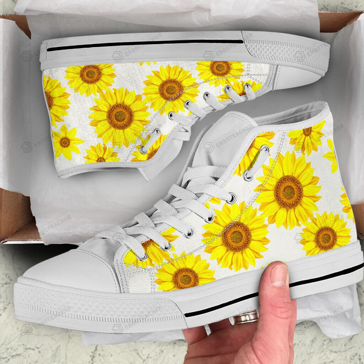Sunflower High Top Shoes